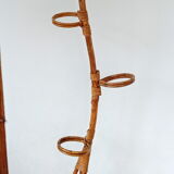 Rattan plant holder 50s