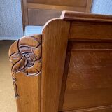 Large Art Deco bed for 2 people