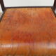 Lot de 4 chaises d'école Mullca 510 vintage