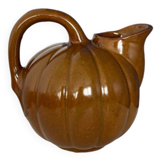Pumpkin pitcher water carafe ceramic