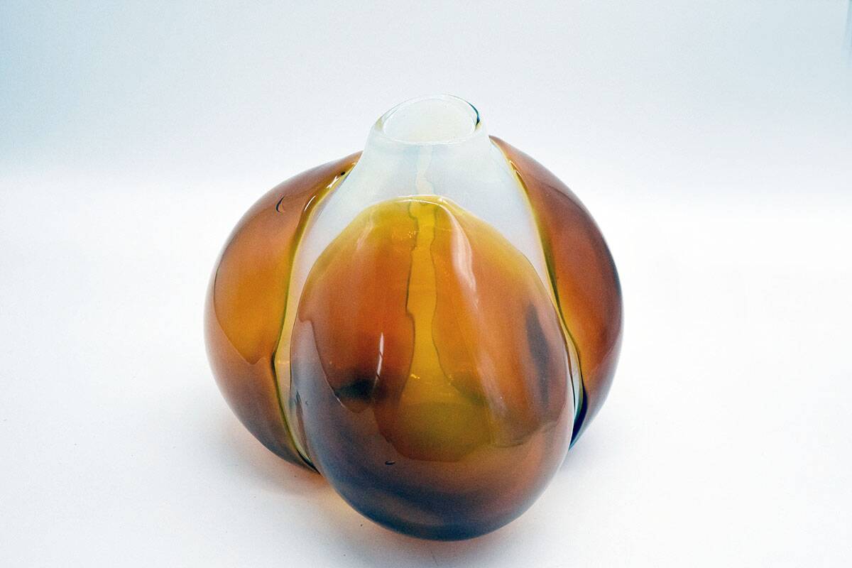 Claire Falkenstein sculpture vase for Salviati Murano, 1970