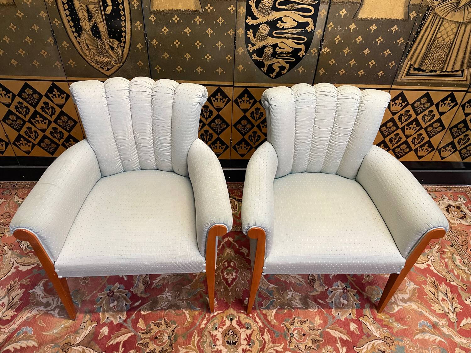 Pair of Armchairs - Art Deco Style Bergères