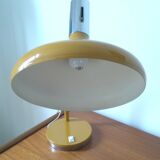 Large desk lamp has to lay