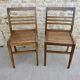 Set of 4 chairs René Gabriel, 50s, Reconstruction