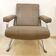 Vintage Metal and Skai Armchair, 1970s