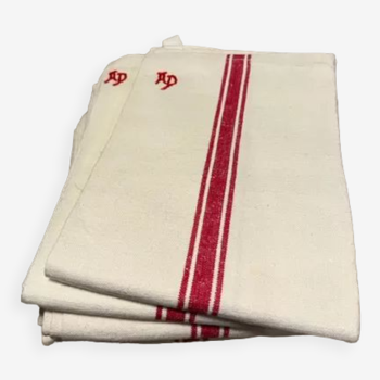 New old cotton and linen tea towels 1950/60