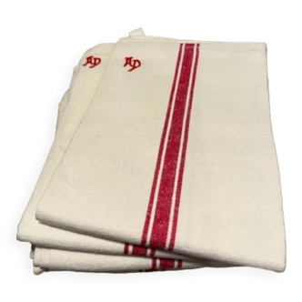 New old cotton and linen tea towels 1950/60