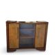 Striking Art Deco birch wood sideboard