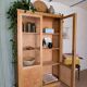 Vintage 1950s light oak school display cabinet – Vintage bookshelf