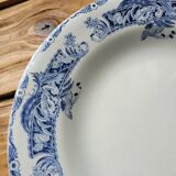 9 Ceylan soup plates from Creil and Montereau Labrador