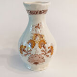 Small English porcelain vase Adams pattern Cornwall. Floral pattern.