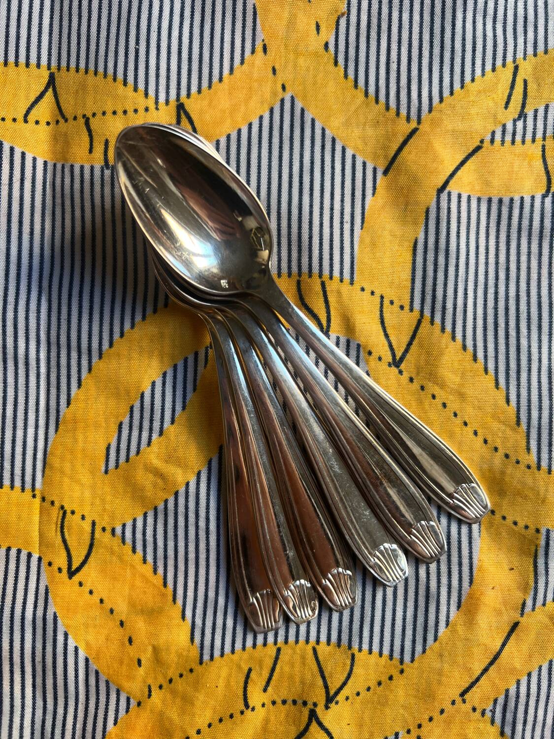 Silver - 6 small spoons