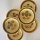 6 assiettes creuses en faïence de Gien France