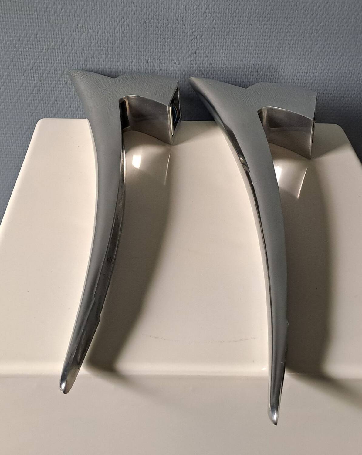 Set of 2 designer metal and glass wall lights - Metalarte - Taller Uno