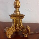 Gilded wood lamp, 1970