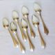 7 silver-plated metal soup spoons with hallmarks 2106231