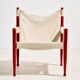 Safari lounge chair model 30 and ottoman by Erik Wørts for Niels Eilersen, set of 2.