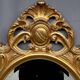 Baroque style gilded mirror. Wood.