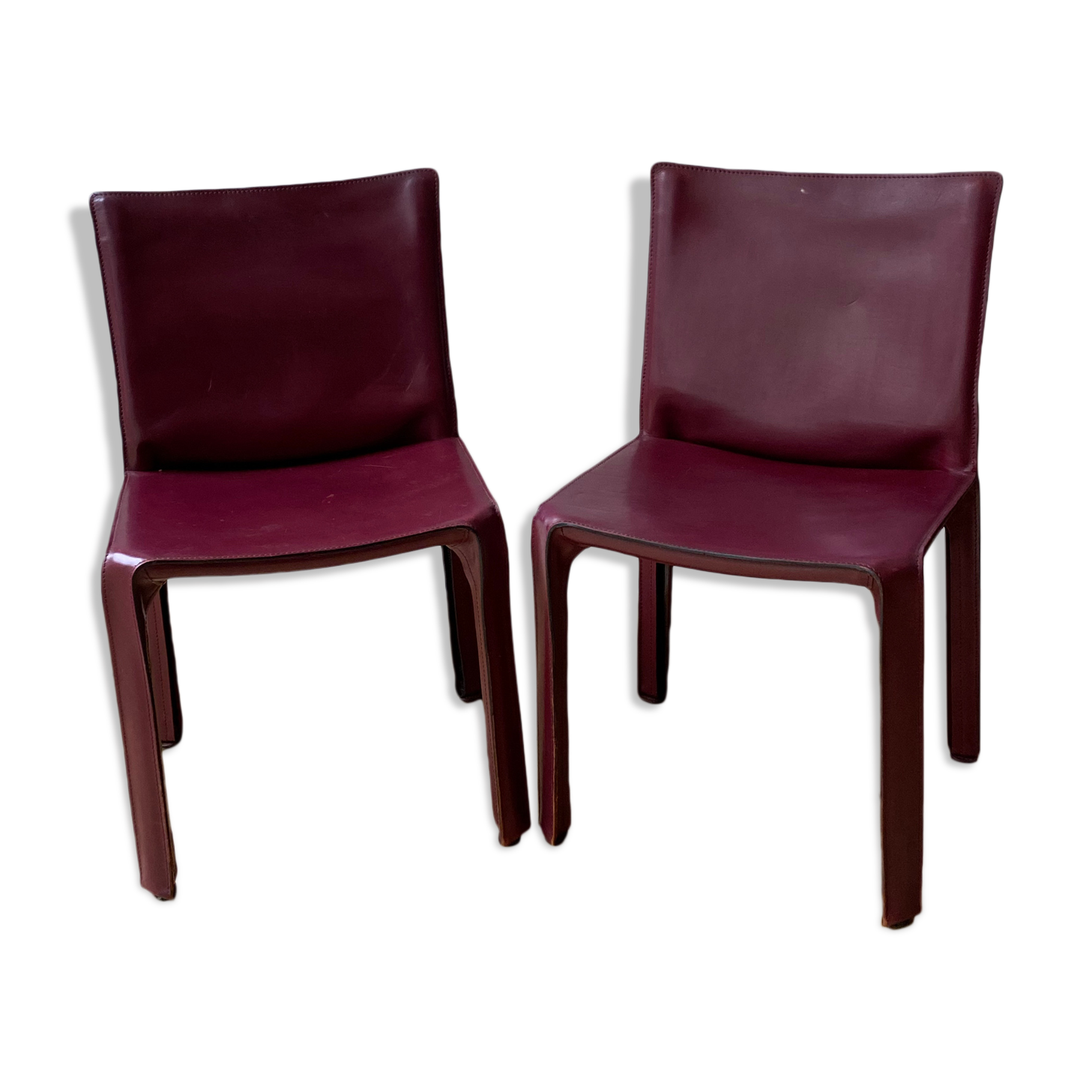 Paire de chaises Cassina 412 CAB