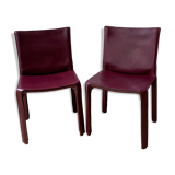 Paire de chaises Cassina 412 CAB