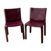 Pair of chairs CASSINA 412 CAB