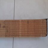 Metal and wicker shelf