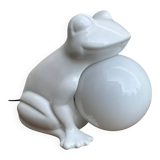 Vintage 80's frog lamp