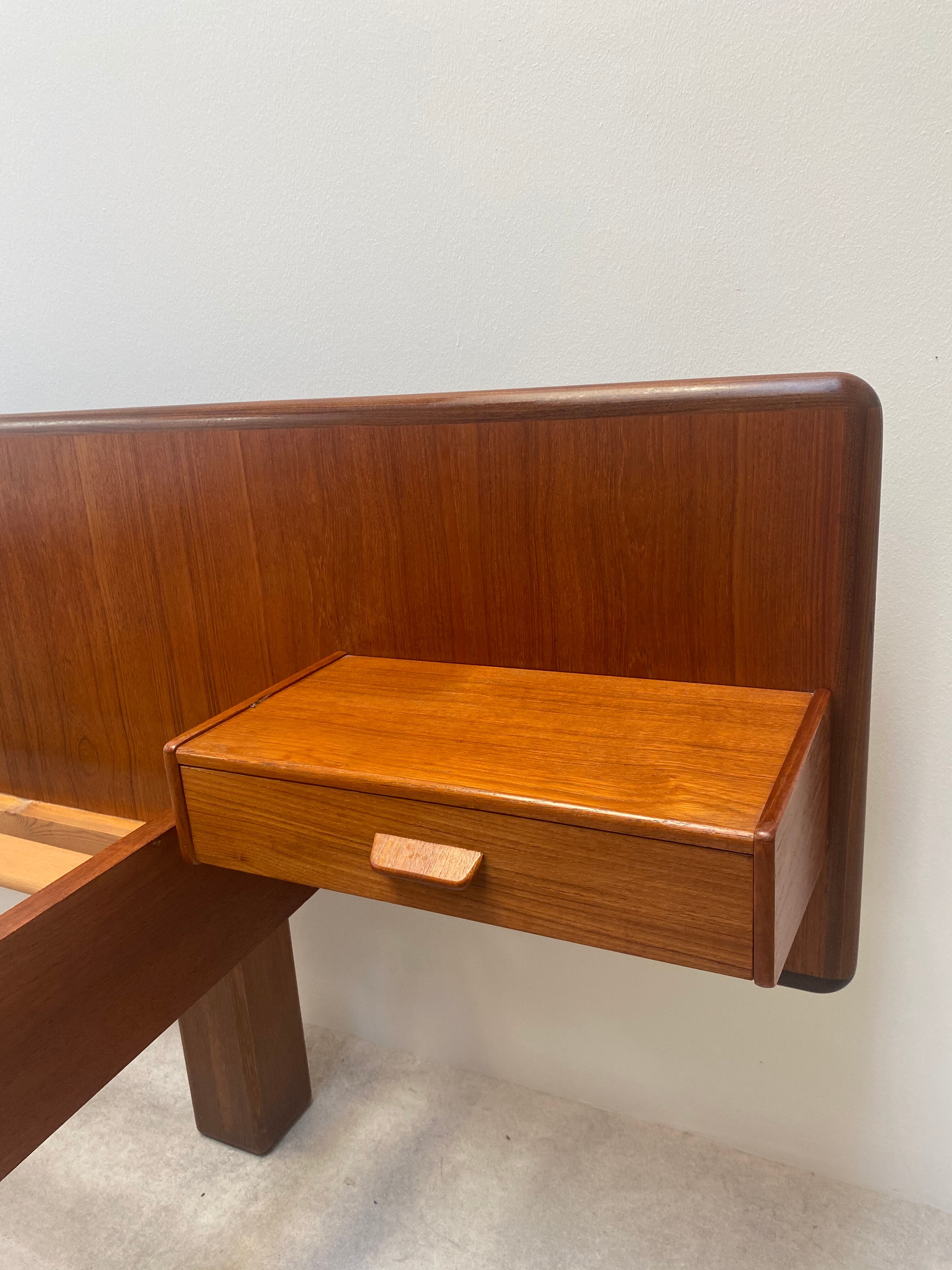 Scandinavian teak bed