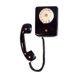 Vintage metal wall phone