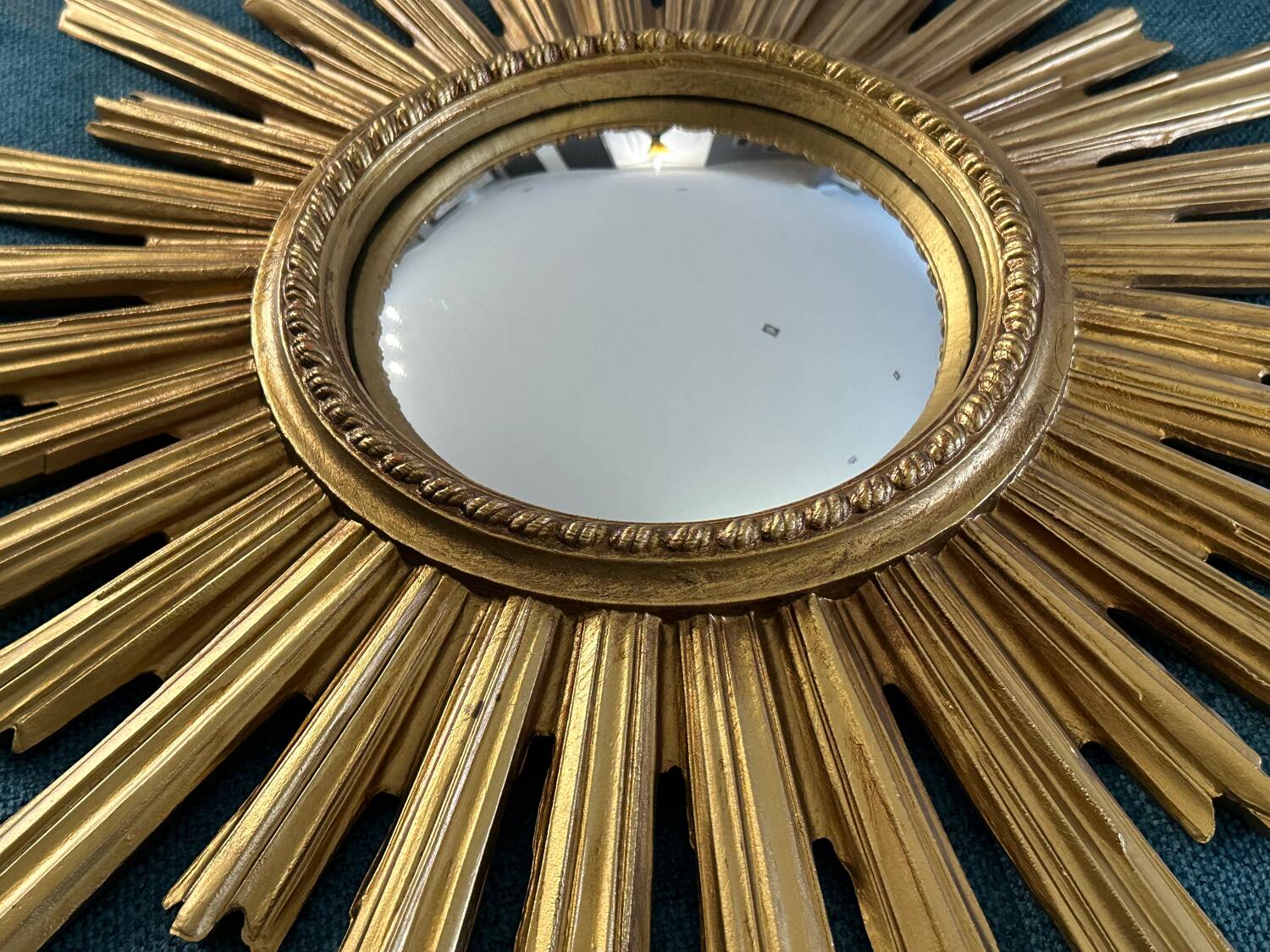 Vintage 1960s Witch Eye Sun Mirror