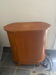 Rotating wooden bar cart from the 1950s.