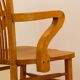 Vintage Spanish 1940s Oak Office Chair