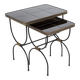 2 tables gigognes par Jacques Adnet