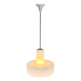 Suspension vintage scandinave en verre, 1960s