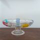Vintage glass bowl/compot - Art Deco style