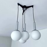 Lampe à suspension italienne du milieu du siècle de l'ère spatiale