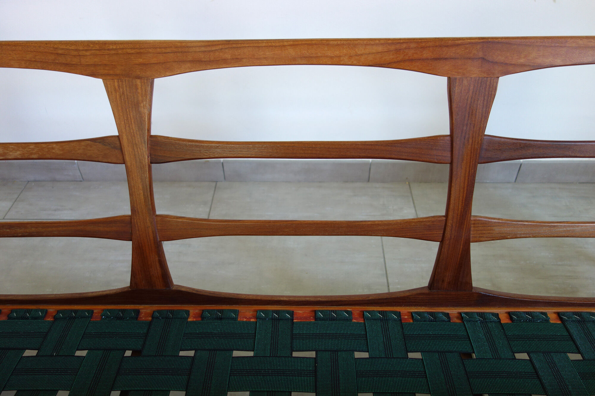 Bench and 2 Scandinavian armchairs 60s