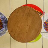 Small tripod stool in solid wood