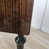 Paire de tables de chevet des années 60 avec porte à abattant et plateau en verre bleu
