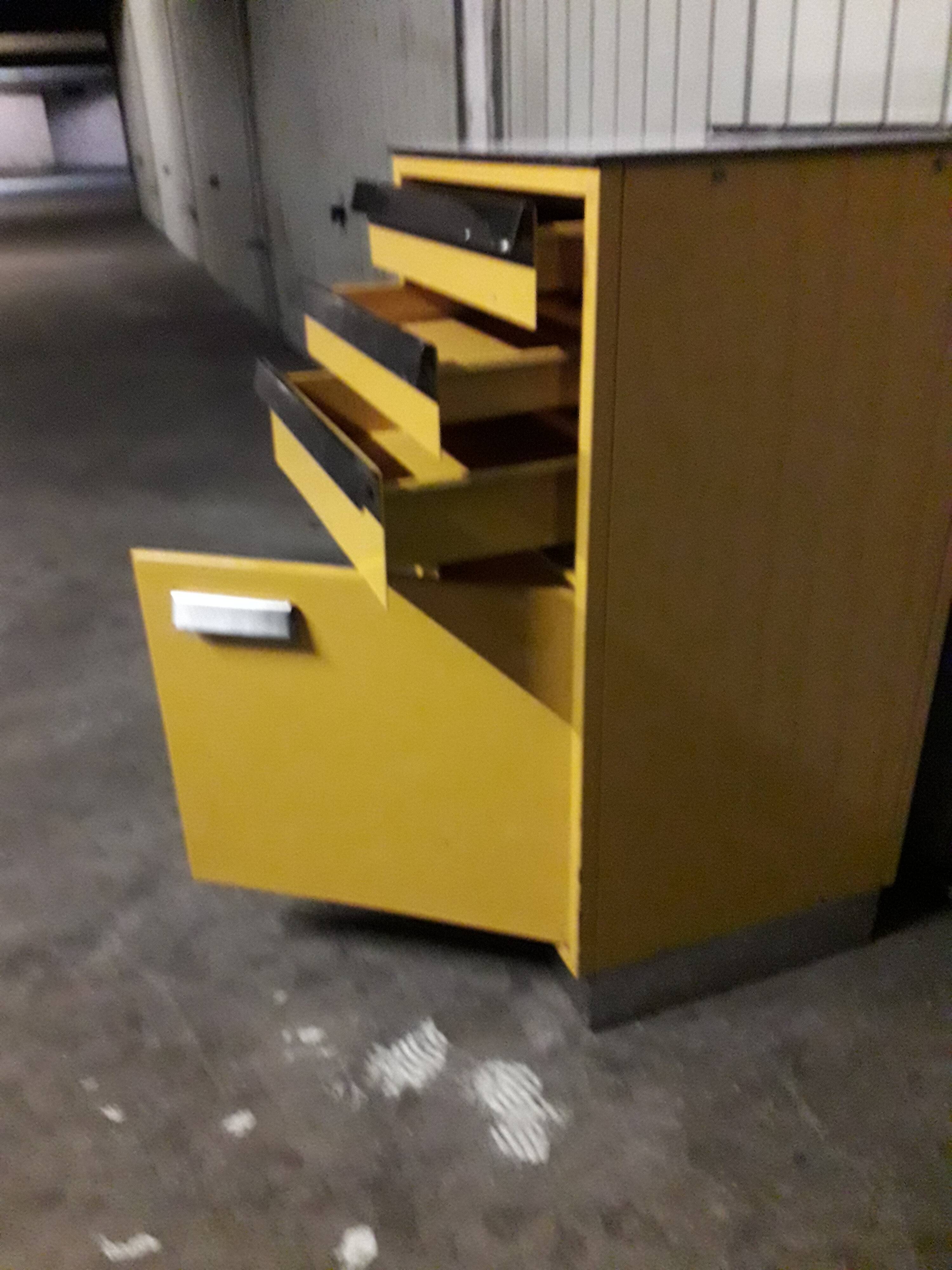 Metal storage cabinet