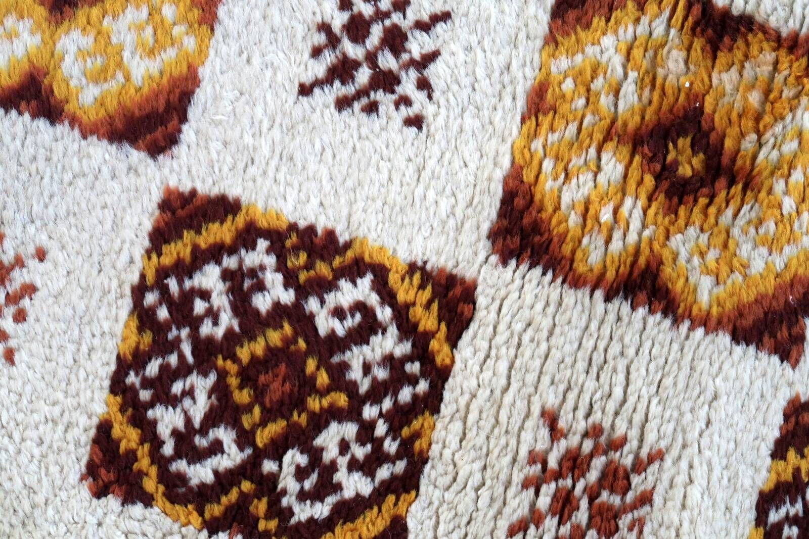 Tapis Vintage Savonnerie en Laine (77cm x 146cm), Années 1960