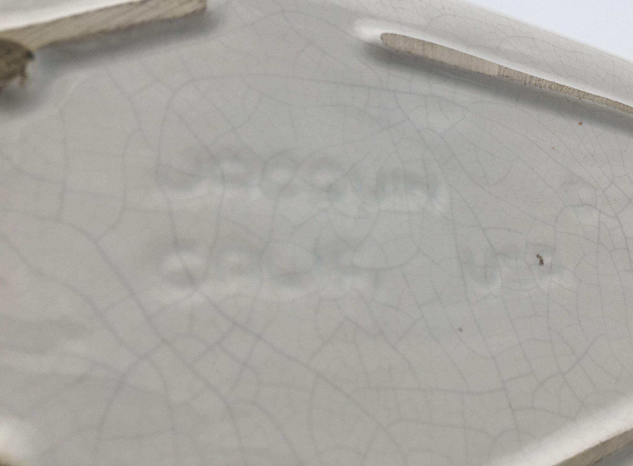Glazed ceramic bowl, cracked glass decoration, signed Jacquin of California (USA) - 1950s