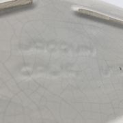 Glazed ceramic bowl, cracked glass decoration, signed Jacquin of California (USA) - 1950s