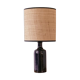 Lampe grès et rabane