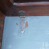 Wooden coat rack trunk
