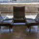 Leather sofa model "Veranda" Vico Magistretti for Cassina