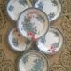 6 assiettes terre de fer St Amand Margot.