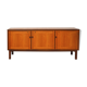 Row 3 doors clear teak, 1960