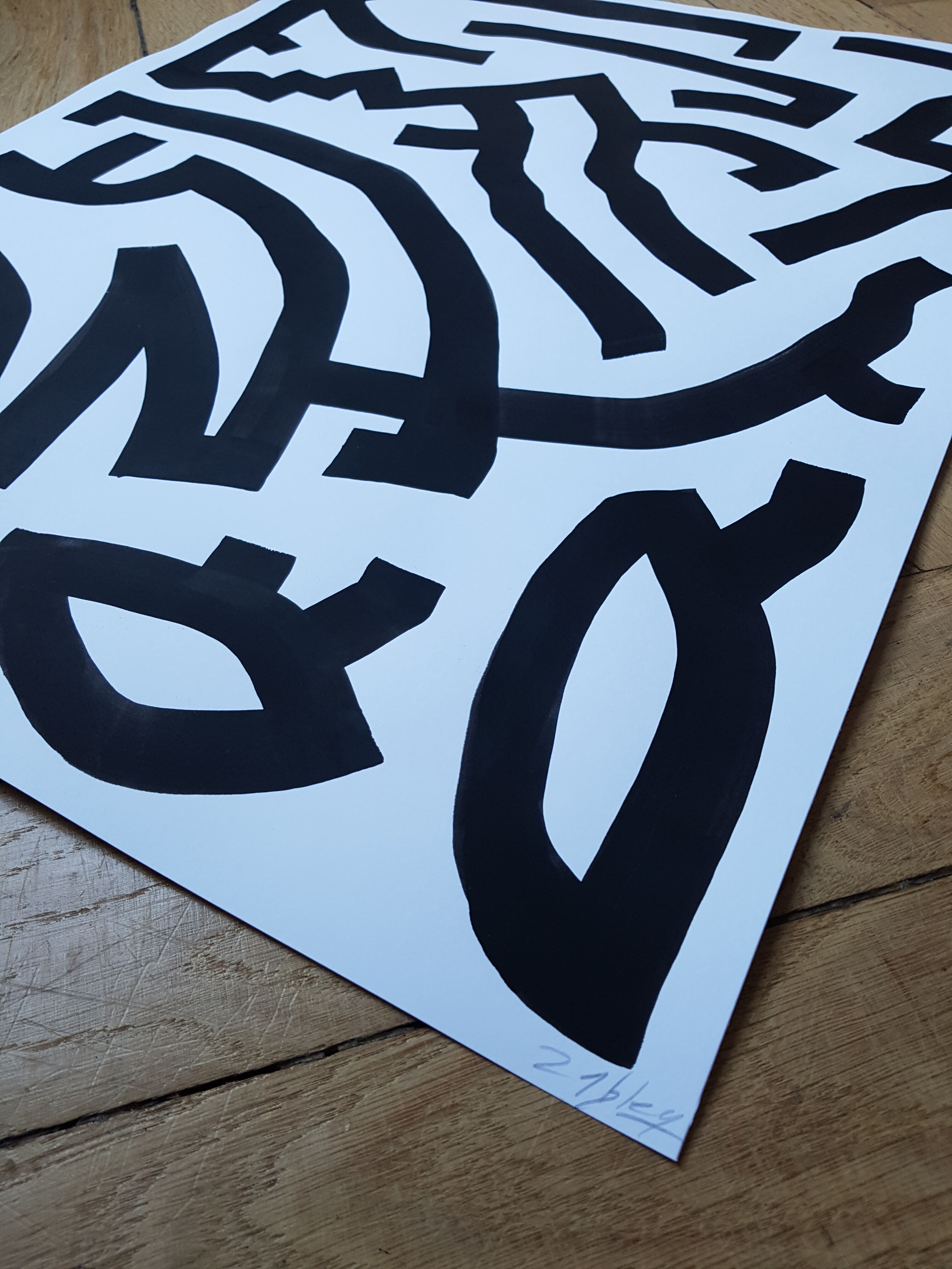 Painting on paper - "Choice"