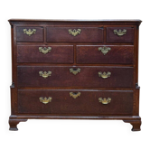 Commode à tiroirs – Époque georgienne – Chêne massif – Quincaillerie laiton